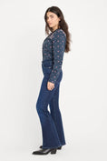 Load image into Gallery viewer, Dolly Joleans Petite Flare Jeans Indigo1193