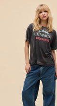 Load image into Gallery viewer, John Lennon Rock ‘n’ Roll Burnout Boyfriend Tee