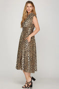 Load image into Gallery viewer, Animal Printed Midi Dress - The Posh Loft