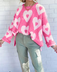 Load image into Gallery viewer, Beaded Heart Sweater - The Posh Loft