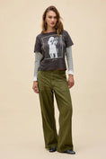 Load image into Gallery viewer, Blondie Trumpet Photo Solo Twofer Long Sleeve - The Posh Loft