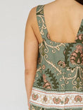 Load image into Gallery viewer, Button Back Cami Mezzo Sage - The Posh Loft