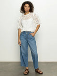 Load image into Gallery viewer, Cherished Lace Tee White - The Posh Loft