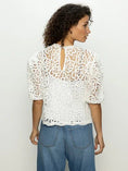 Load image into Gallery viewer, Cherished Lace Tee White - The Posh Loft