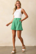 Load image into Gallery viewer, Colleen Meadow Green Classic Shorts - The Posh Loft