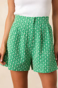Load image into Gallery viewer, Colleen Meadow Green Classic Shorts - The Posh Loft