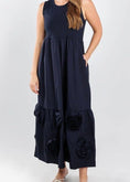 Load image into Gallery viewer, Coming Up Roses Dress Navy - The Posh Loft