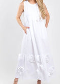 Load image into Gallery viewer, Coming Up Roses Dress White - The Posh Loft
