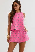 Load image into Gallery viewer, Dollie Sleeveless Top Flamingo Fronds - The Posh Loft