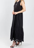 Load image into Gallery viewer, Elliott Lauren Black Eyelet Dress - The Posh Loft