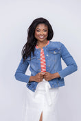 Load image into Gallery viewer, Elliott Lauren Denim Jacket - The Posh Loft