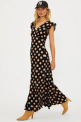 Load image into Gallery viewer, Elodie Dress in Midnight Polka Dot - The Posh Loft