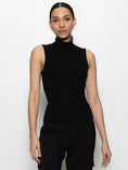 Load image into Gallery viewer, Essential Sleeveless Mock Neck Black - The Posh Loft