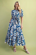 Load image into Gallery viewer, Floral Print Tiered Dress - The Posh Loft