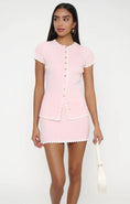 Load image into Gallery viewer, Heidi Cardigan - Taffy Pink Knit - The Posh Loft