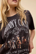 Load image into Gallery viewer, Johnny Cash Outlaw Country Merch Tee - The Posh Loft