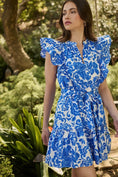 Load image into Gallery viewer, Magee Floral Ruffle Mini Dress - The Posh Loft
