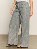Load image into Gallery viewer, Marine Full Length Semi High Rise Pant Galley Stripe - The Posh Loft