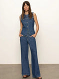 Load image into Gallery viewer, Maritime Denim Vest Perfect Storm - The Posh Loft