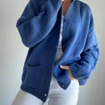 Load image into Gallery viewer, Mermaid Varsity Cardigan - The Posh Loft