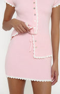 Load image into Gallery viewer, Offshore Skirt Taffy Pink Knit - The Posh Loft