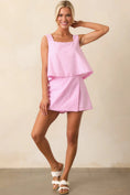 Load image into Gallery viewer, Peyton Peony Pink Stripe Skort - The Posh Loft