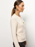 Load image into Gallery viewer, Pointelle Knitted Jacket - The Posh Loft
