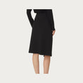 Load image into Gallery viewer, Ponte Faux Wrap Skirt - The Posh Loft