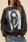 Load image into Gallery viewer, Stevie Nicks Orchid Bouquet Vintage Raglan Sweatshirt - The Posh Loft