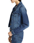 Load image into Gallery viewer, Cropped Denim Jacket - The Posh Loft
