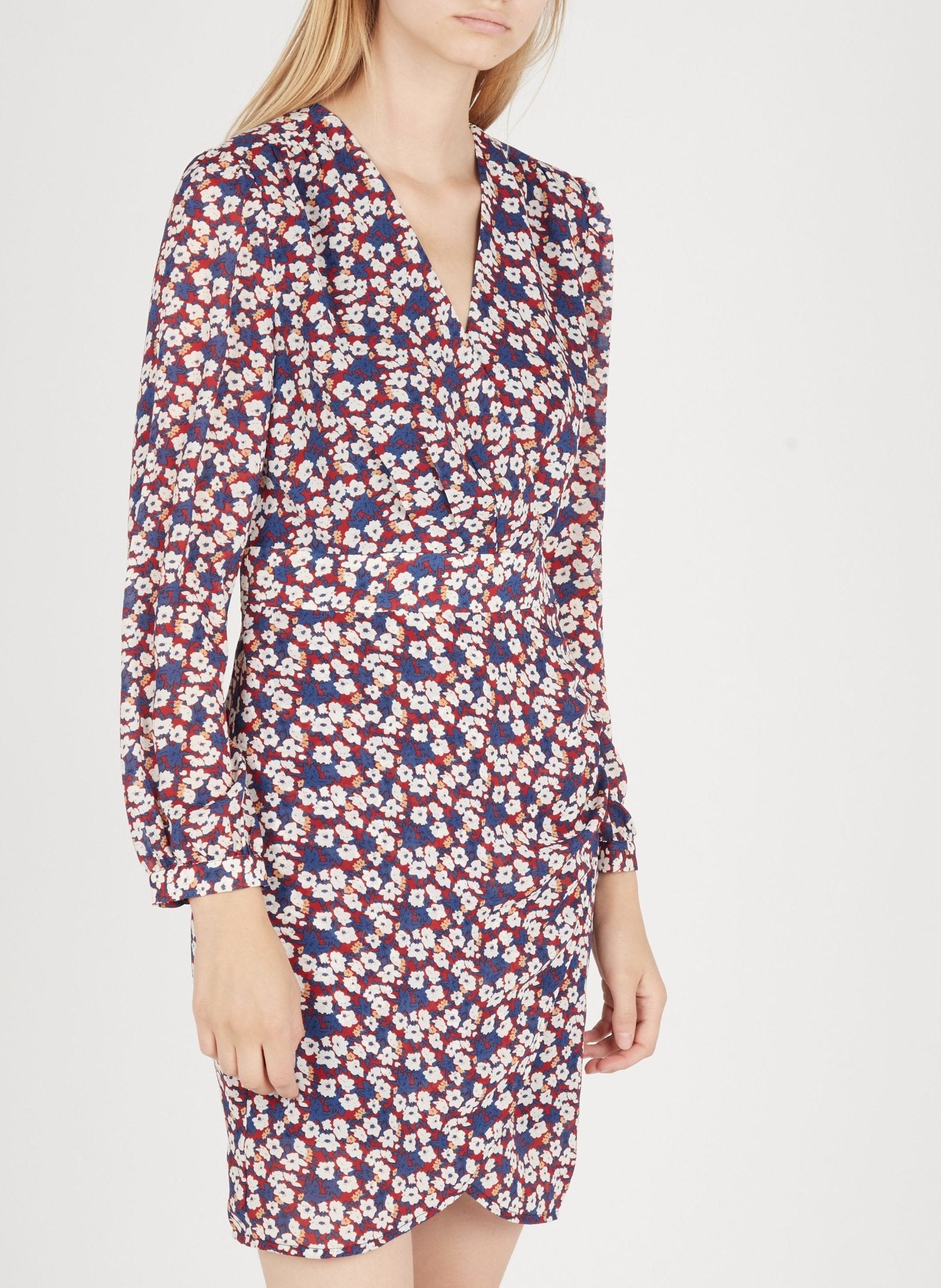 Floral Wrap Dress XS