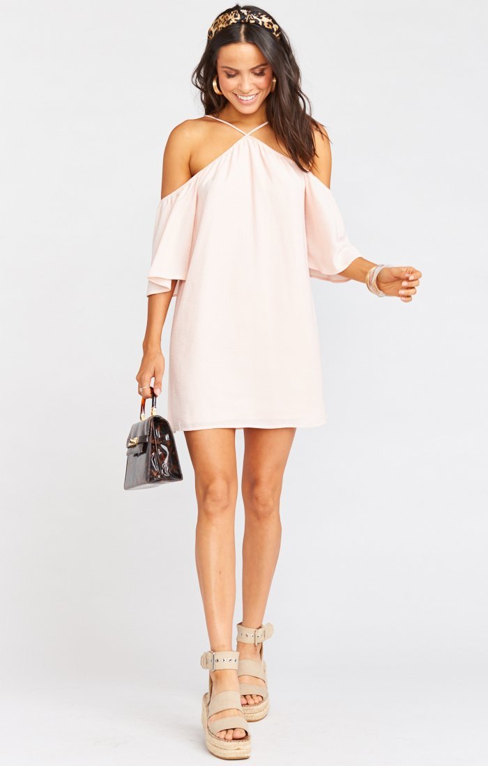 Show Me Your Mumu Women's Pink Lindsay Halter Dress