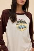 Load image into Gallery viewer, Speed Racer Oversized Raglan Long Sleeve
