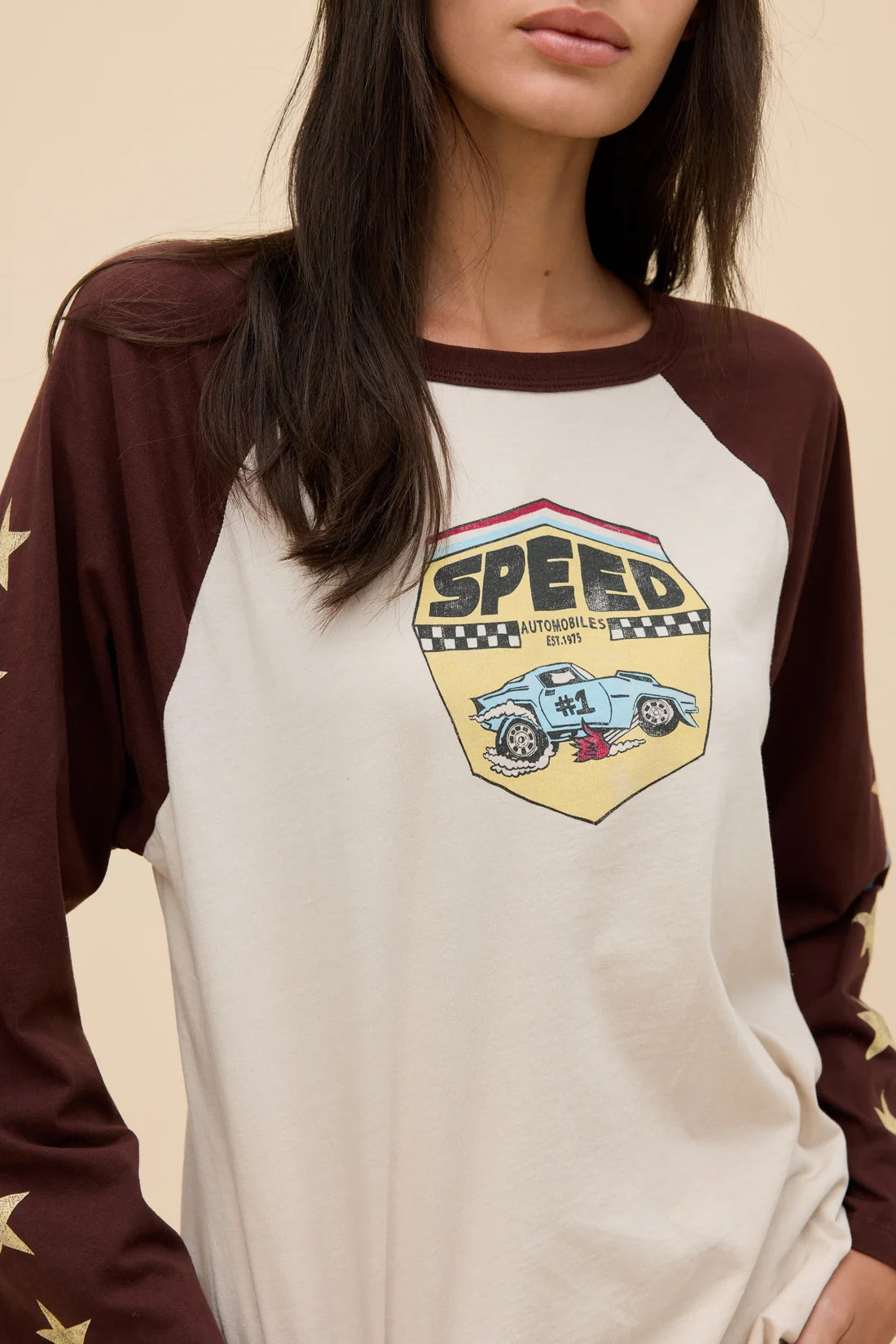 Speed Racer Oversized Raglan Long Sleeve