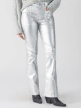 Load image into Gallery viewer, Metallic Hayden Bootcut Standard Rise Pant Silver
