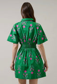 Load image into Gallery viewer, Alix Button Down Mini Dress Saura Floral
