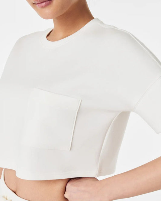 AirEssentials Cropped Pocket Tee - The Posh Loft