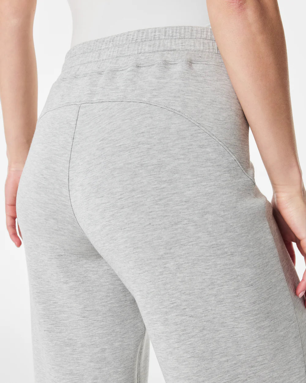 AirEssentials Tapered Pant in Light Grey Heather - The Posh Loft