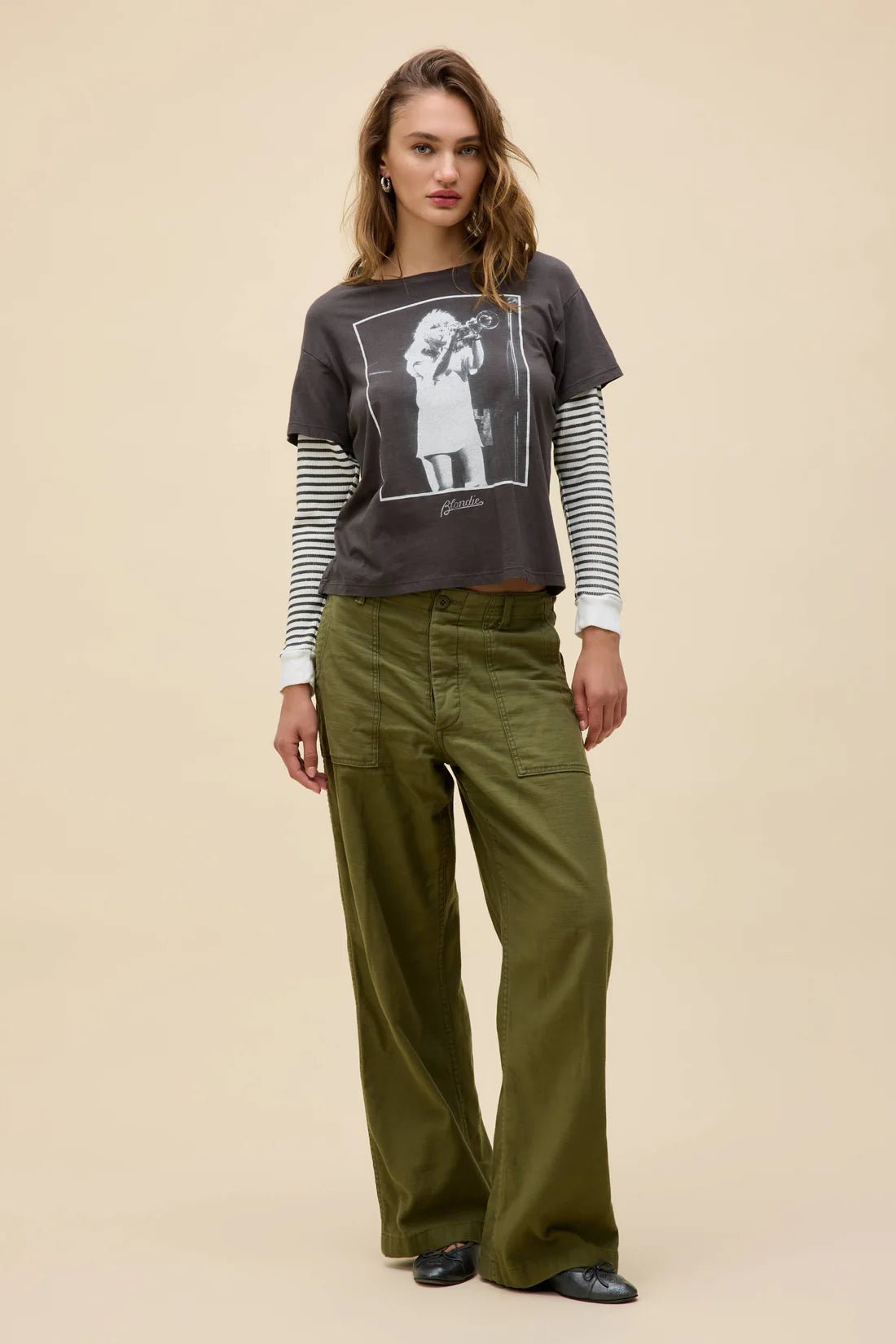 Blondie Trumpet Photo Solo Twofer Long Sleeve - The Posh Loft