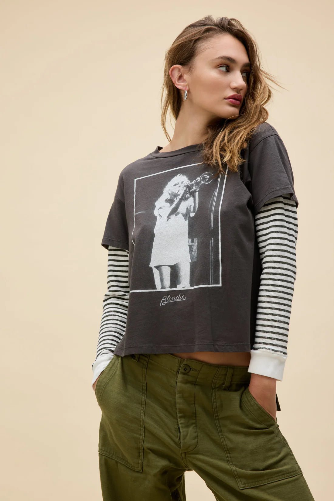 Blondie Trumpet Photo Solo Twofer Long Sleeve - The Posh Loft