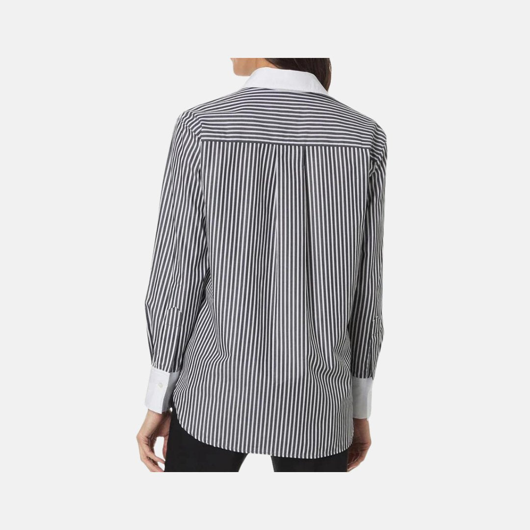 Button Front Striped Shirt - The Posh Loft