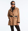 Load image into Gallery viewer, Camel Jacket With Embroidery - The Posh Loft
