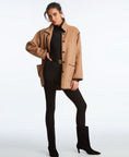 Load image into Gallery viewer, Camel Jacket With Embroidery - The Posh Loft
