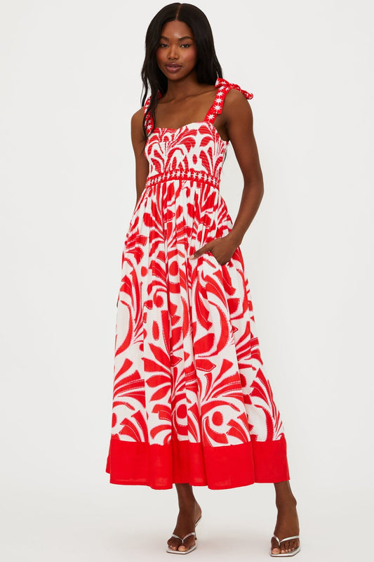 Cari Dress Sunshine Dunes - The Posh Loft