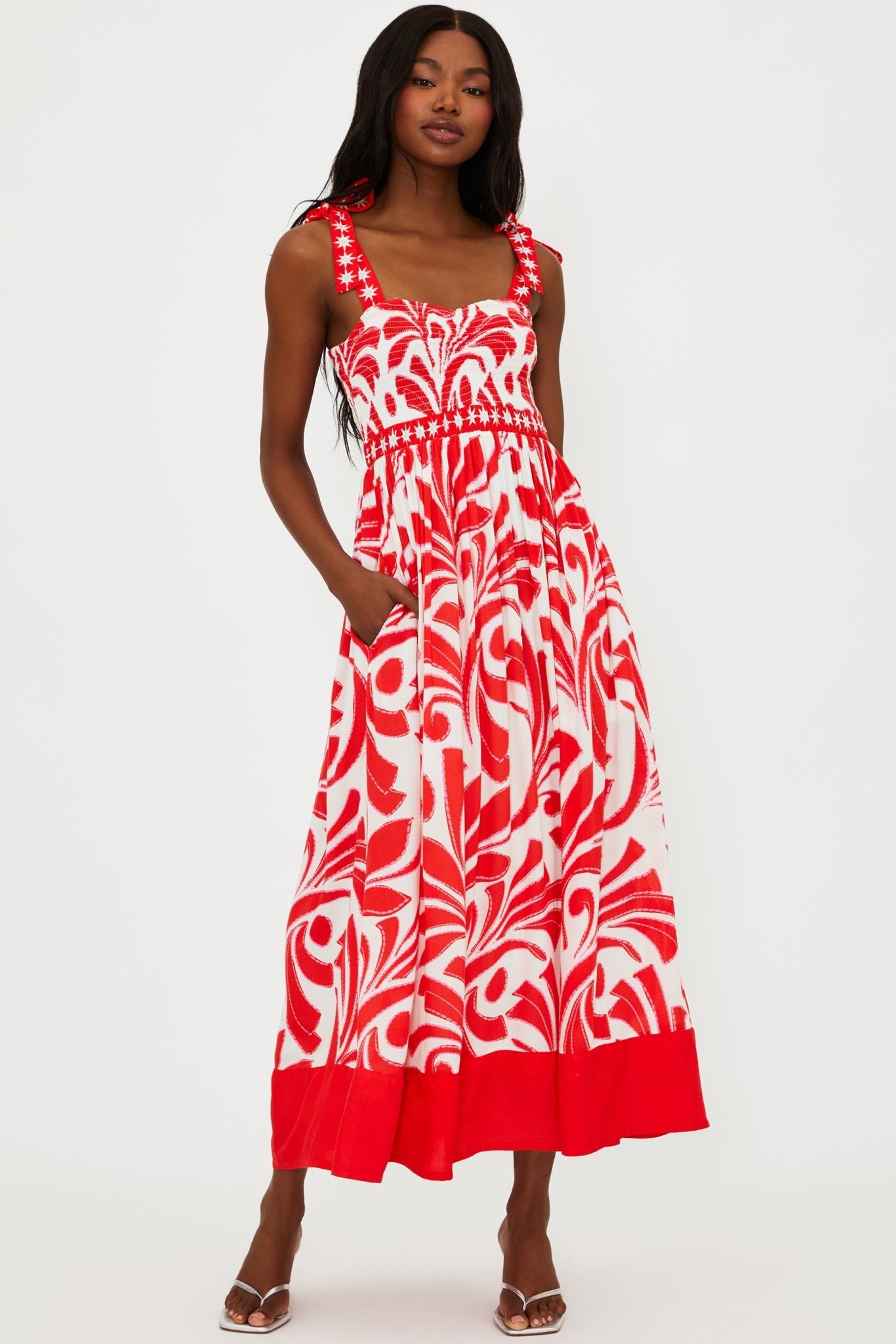 Cari Dress Sunshine Dunes - The Posh Loft