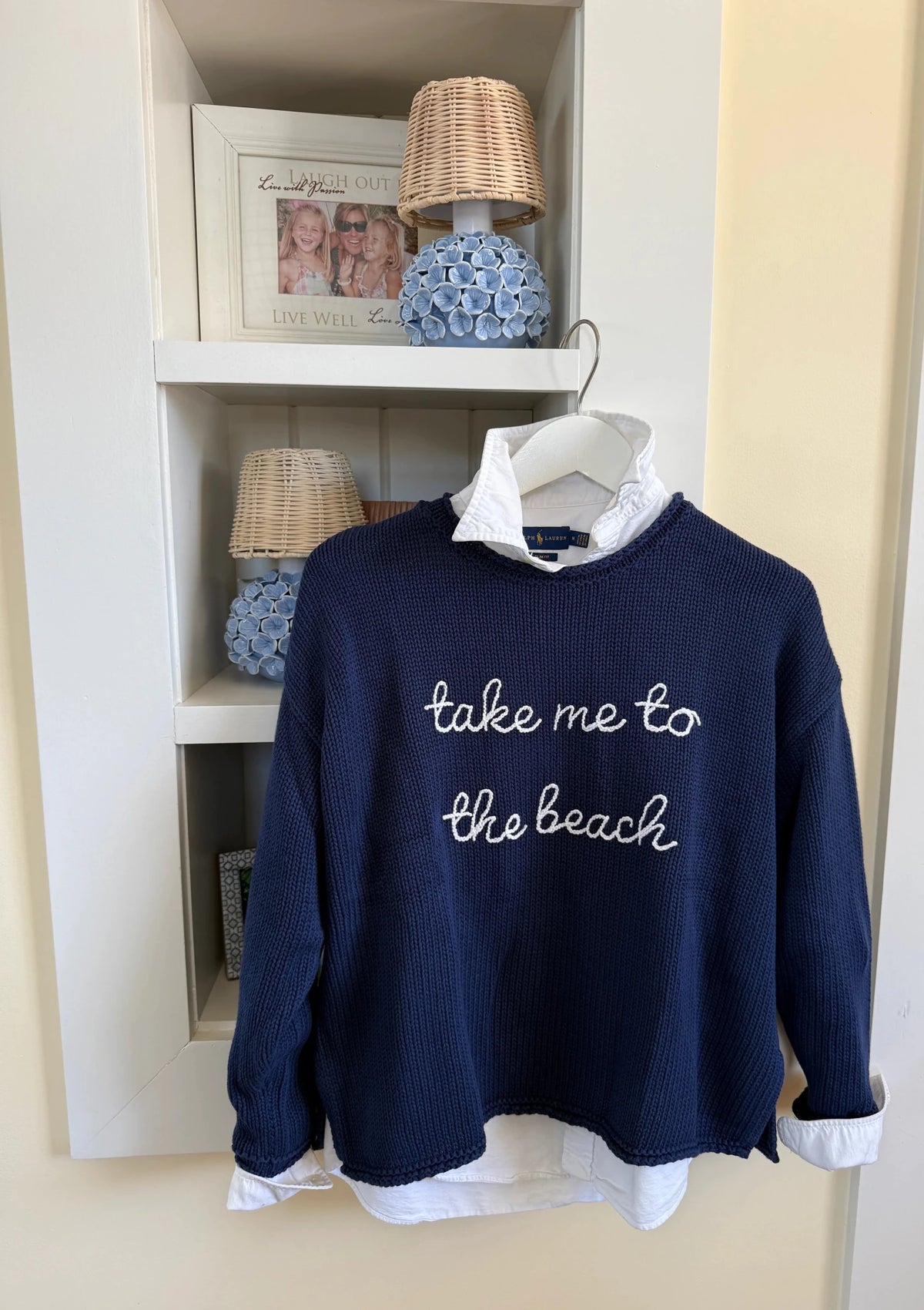 Chloe Take Me to the Beach Roll Neck Sweater - The Posh Loft