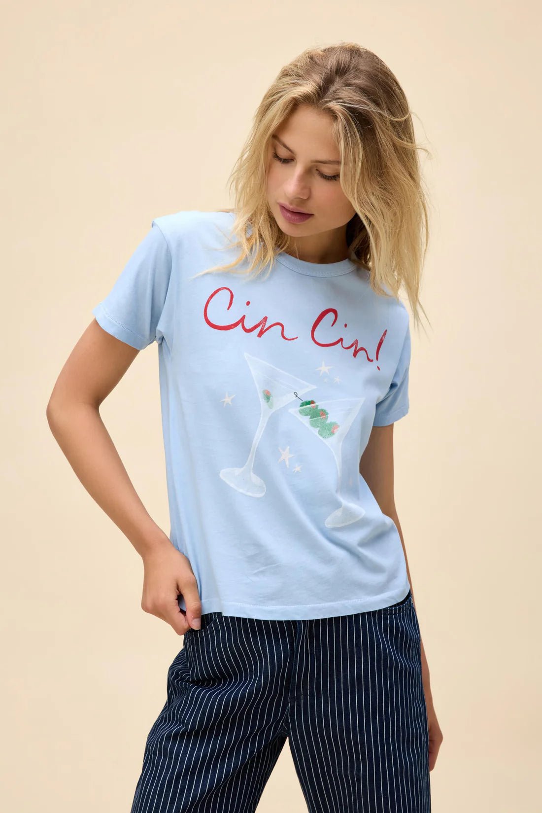 Cin Cin! Ringer Tee - The Posh Loft