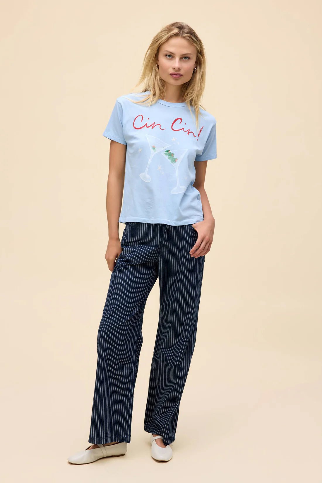 Cin Cin! Ringer Tee - The Posh Loft