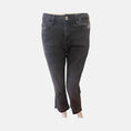 Load image into Gallery viewer, Crop Boot Cut Jeans with Raw Hem - The Posh Loft
