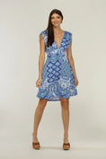 Load image into Gallery viewer, Double V - Neck Dress - The Posh Loft
